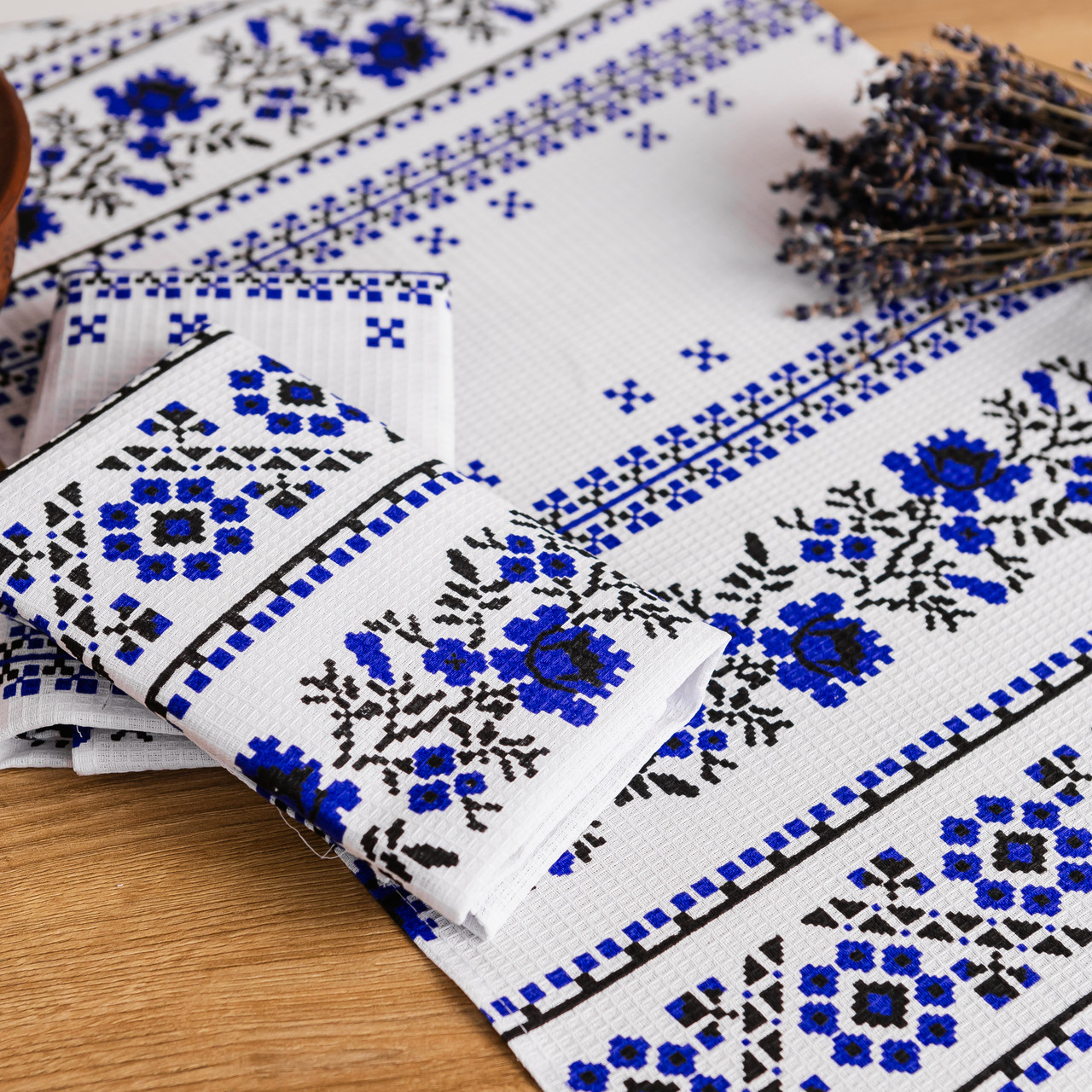 Рушники вафельні "Орнамент", фото 1