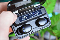 Беспроводные блютус наушники TWS F9, бюджетные беспроводные Bluetooth наушники с микрофоном для смартфона