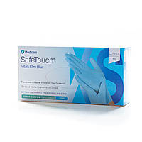 Перчатки нитриловые текстурированные без пудры SafeTouch Advanced Vitals 3 г, XS (100 шт./уп.)