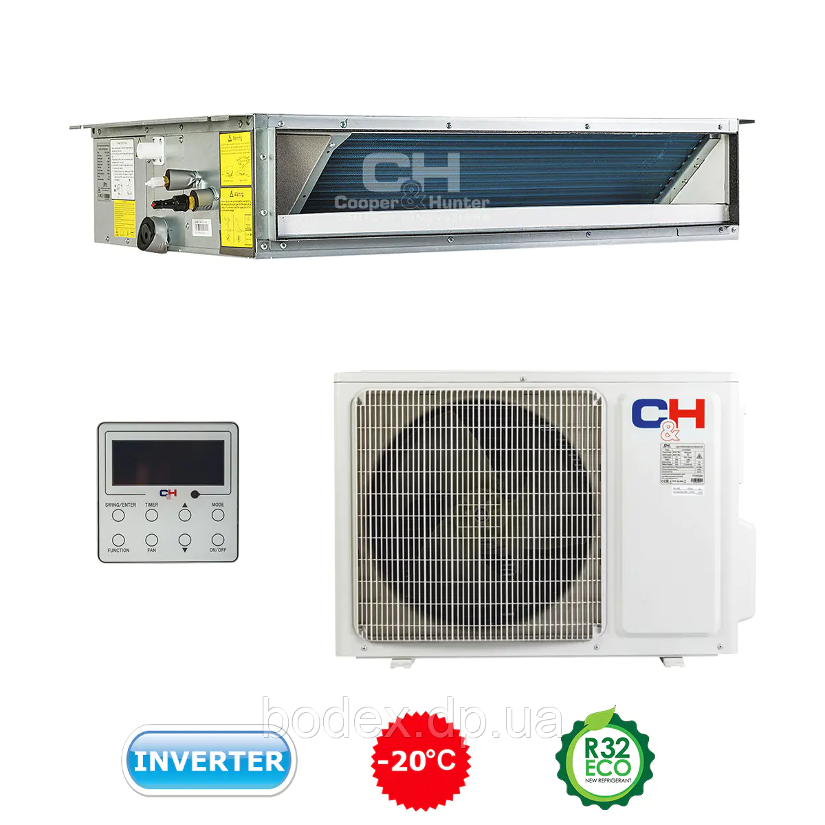 Канальний кондиціонер CH-IDH100PRK/CH-IU100RM інверторний