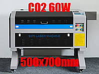 Лазерный верстат CO2 TD-5070 EFR 60W 500x700мм LIKE