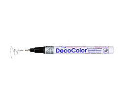 Маркер олійний Marvy Deco Color 140-S чорний глянцевий 0,8 мм