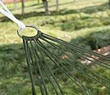 Гамак сітчастий мотузковий похідний Темно-зелений (хакі), фото 5