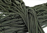 Гамак сітчастий мотузковий похідний Темно-зелений (хакі), фото 4