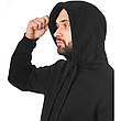 Чоловічий повсякденний костюм Estate чорний / Утеплений чоловічий костюм Худі + штани, фото 2