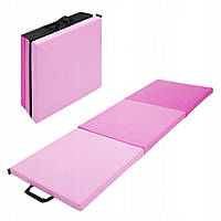 Мат гимнастический складной 4FIZJO 4FJ0572 Pink/Light Pink 180x60x5 см, Vse-detyam
