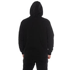Утеплений чоловічий костюм Худі + Штани Estate чорний / Костюм чоловічий спортивний теплий, фото 2