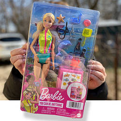 Ігровий набір лялька Барбі Морський біолог Barbie Marine Doll HMH26