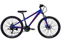 Велосипед алюминий 26" Formula MOTION AM DD рама-16" синий 2024 LIKE