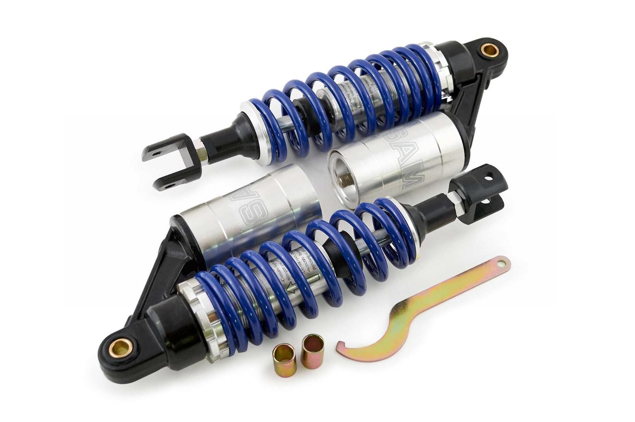 Амортизатори (пара) універсальні 280mm, газомасляні (сині) NET