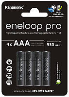 Акумулятор Panasonic Eneloop Pro AAA 930 мА·год 4BP 4 шт.