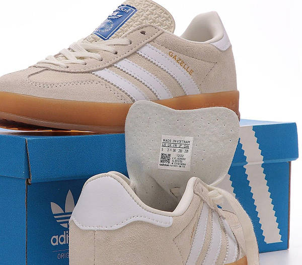 Adidas Gazelle Indoor Beige White Krosonavtik 2177156102