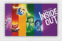 Бумажный плакат "Головоломка. Inside out" 120х75см