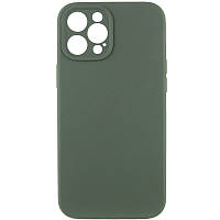 Чехол Silicone Case Full Camera Protective (AA) NO LOGO для Apple iPhone 12 Pro Max Зеленый / Cyprus Green