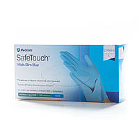 Перчатки нитриловые текстурированные без пудры SafeTouch Advanced Vitals 3 г, L (100 шт./уп.)