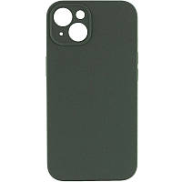 Чехол Silicone Case Full Camera Protective (AA) NO LOGO для Apple iPhone 15 Зеленый / Cyprus Green