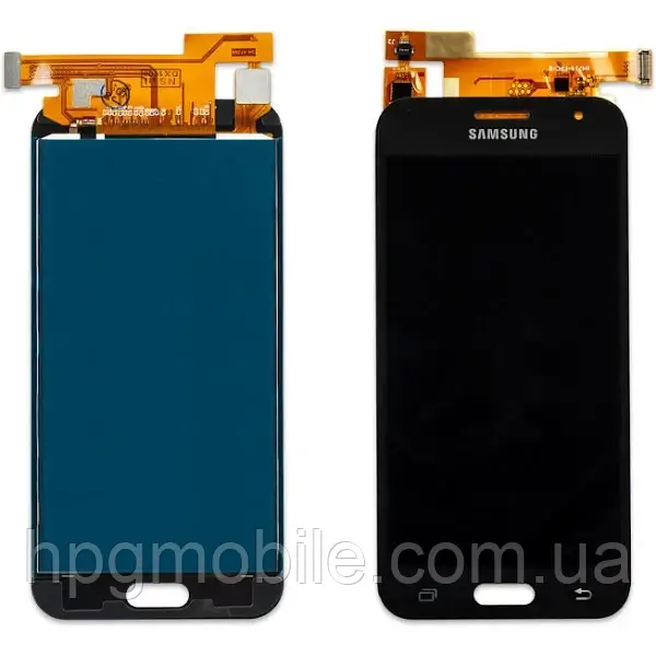 Дисплей для Samsung SM J200/J2 2015 (OLED) модуль (екран, сенсор) Чорний, фото 1