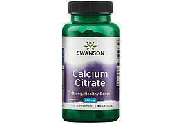 Цитрат кальцію Swanson Calcium Citrate 200 mg, 60 капсул