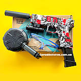 Дитячий іграшковий пістолет гель бластер Glock 17 на орбізах (водних кульках) Глушник Лазерний приціл 807-5, фото 2