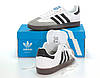 Жіночі Кросівки Adidas Samba White Black / Адидас Самба Білі з Чорним, фото 7