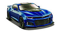 Автомодель 1:24 2015 Chevrolet Camaro ZL1 синій металік Maisto AKT-31512 met. Blue