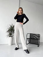 Женские весенние спортивные штаны на резинке из ткани тонкий спортивный трикотаж размеры 46-56
