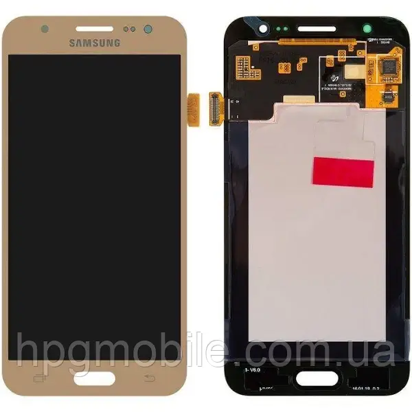 Дисплей для Samsung SM J500/J5 2015 (OLED) модуль (екран, сенсор) Золотий, фото 1