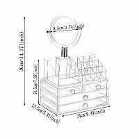 Органайзер для косметики с зеркалом! Лучший товар