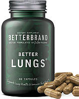 Ежедневная добавка для здоровья органов дыхания Betterbrand BetterLungs 60 капсул