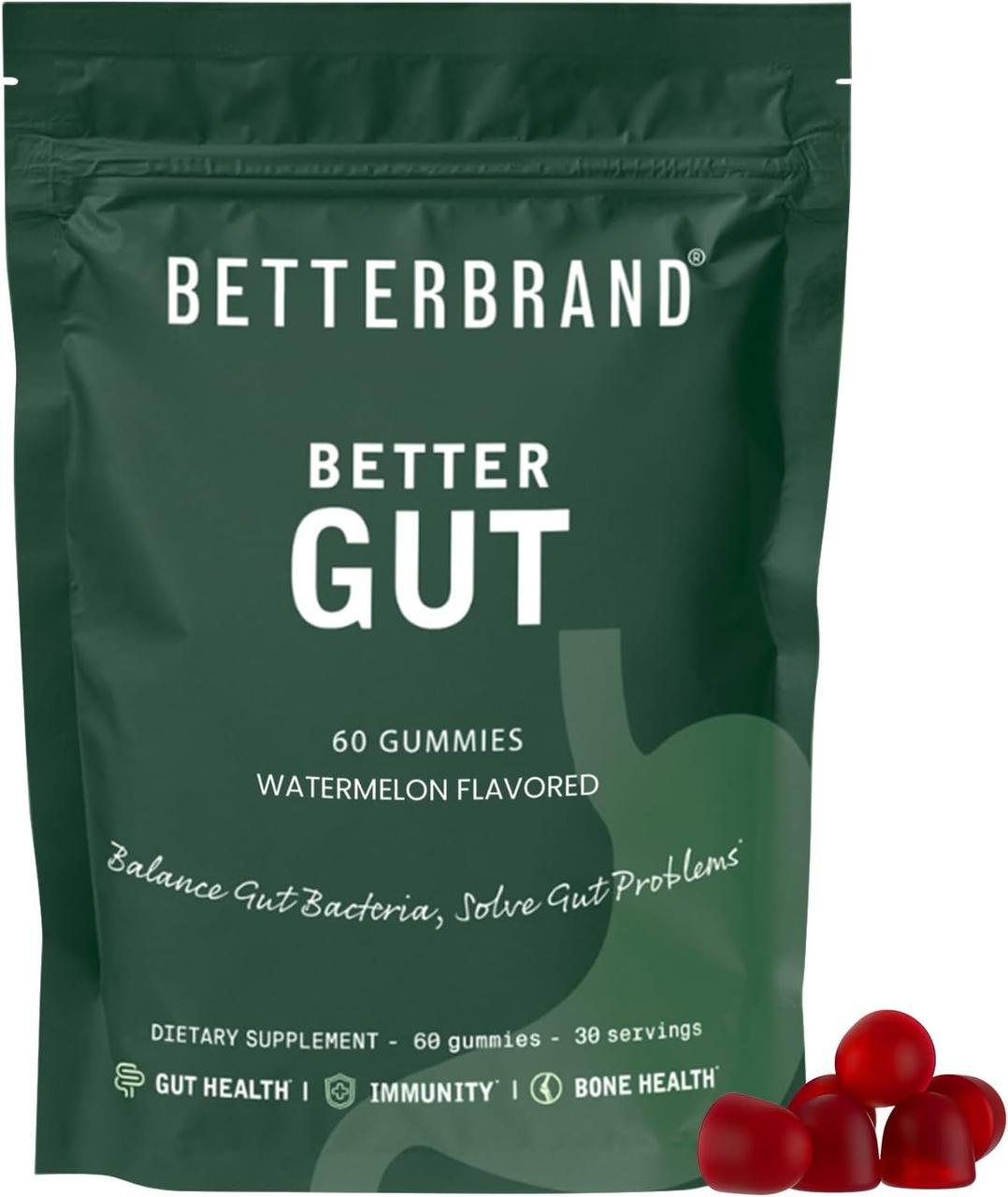 Пробіотична добавка для здоров'я кишківника Betterbrand Better Gut 60 таблеток