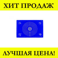 Кондитерський килимок силіконовий для тіста 50 на 40 см Silicon Mate Testa! Товар хіт