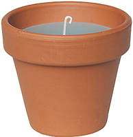 Свеча Candle pot Стандарт 10 х 11 см Коричневый с синим (000001351) QT, код: 714918