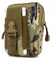 Тактическая сумка на пояс органайзер Military 18х13х3 см Мультикам QT, код: 8168820