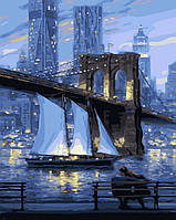 Картина по номерам Городской пейзаж Нью-Йорка 40*50 см ArtCraft 11201-AC