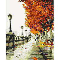 Картина по номерам Осенняя набережная. пейзаж 40*50 см Art Craft 11005-AC