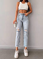 Женские стильные джинсы мом 25; 26; 28; 30; 32 "WOW" от прямого поставщика