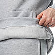 Утеплений чоловічий костюм Худі + Штани Estate сірий меланж / Костюм чоловічий спортивний теплий, фото 3