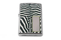 Зажигалка Zippo Zebra Print Silver (28046) QT, код: 314441