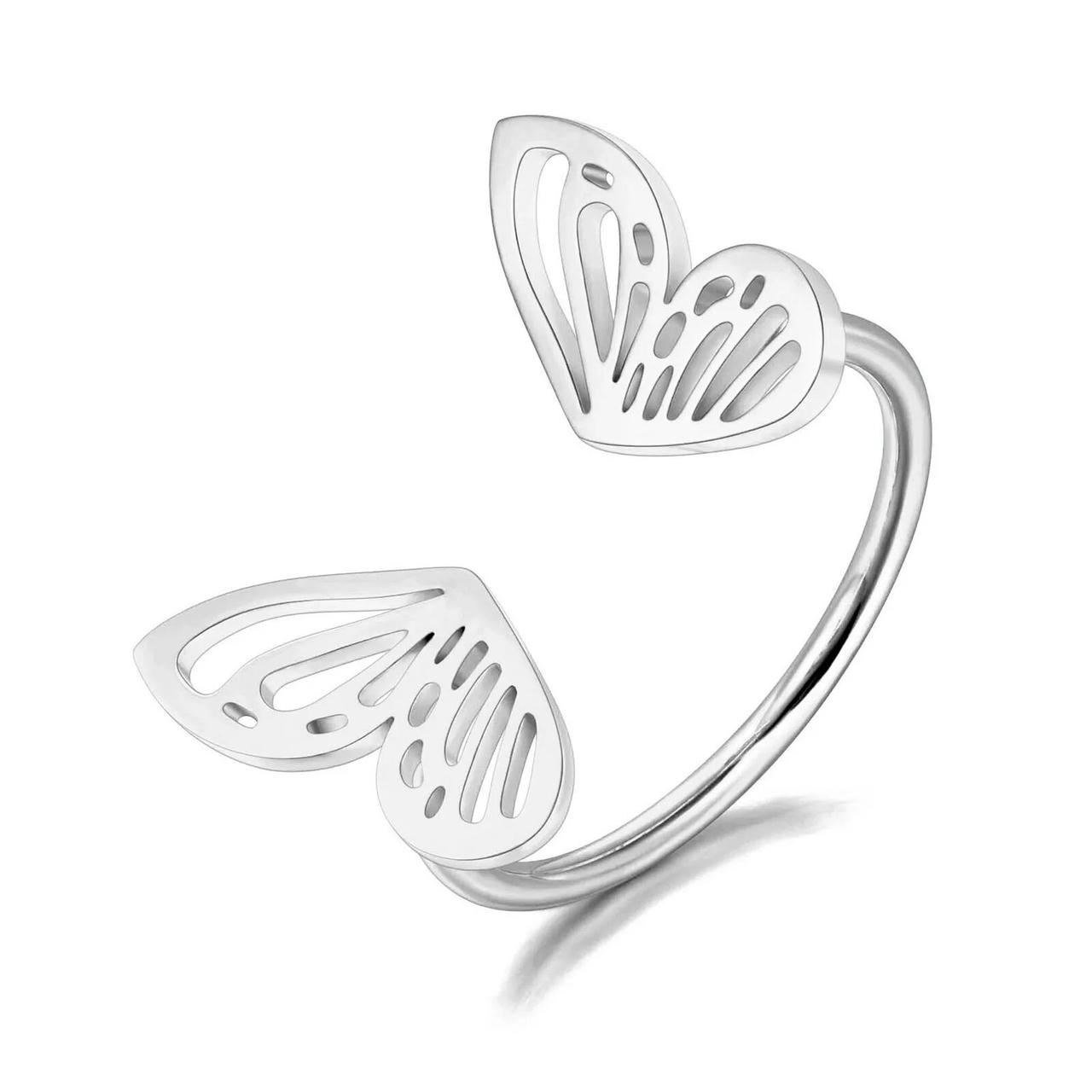 Жіноче кільце зі сталі "Метелик"