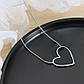 Жіноче кольє «Black heart», фото 3