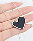 Жіноче кольє «Black heart», фото 4
