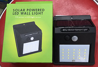 Ліхтарик 609-20 smd, Ліхтар з датчиком руху і сонячною батареєю, Універсальна LED лампа, Вуличний ліхтар! Кращий товар