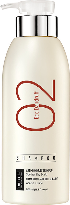 BIOTOP 02 Шампунь екологічний проти лупи Dandruff 500 мл, фото 1