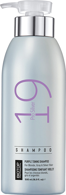 BIOTOP 19 Шампунь антижовтий для волосся Pro Silver 500 мл, фото 1