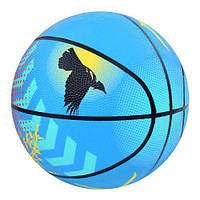 М'яч баскетбольний розмір 7, гума, 580*600 г, 12 панелей, 1 колір, пак. (30шт)