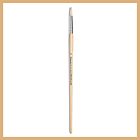 Кисточка щетина круглая Tintoretto №2 длинная ручка Италия Кистей для акрила кистей для гель краски