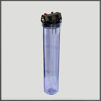 Магістральний фільтр AquaKut Big Blue Slim 20 3/4" (прозорий) для холодної води