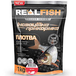 Прикормка Real Fish Плотва 1кг (мотиль)