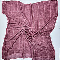 Классический мягкий шарф палантин с люрексом. Турецкий натуральный хлопковый женский палантин Розовый