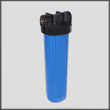 Магистральный фильтр AquaKut Big Blue Slim 20 1/2" для холодной воды - фото 1 - id-p1209335013